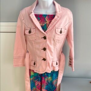 SO Junior’s Light Pink Utility Jacket